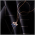 LADORIN Snowflake Necklace - 925 Sterling Silver Necklace with Special Wooden Gift Box